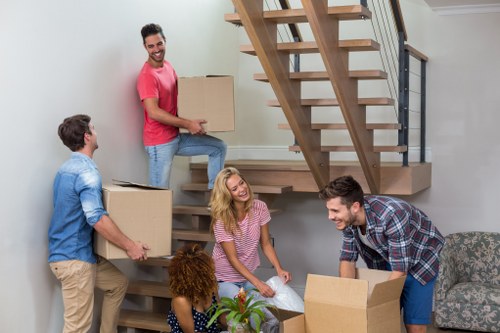 Our Packing Service team preparing for a move