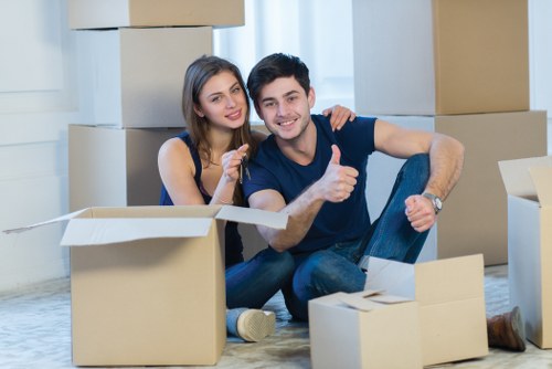 High-quality packing materials being used by experts