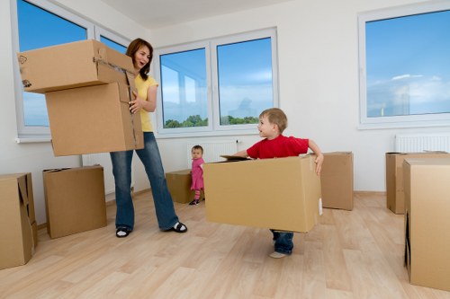 Transporting furniture with specialized equipment